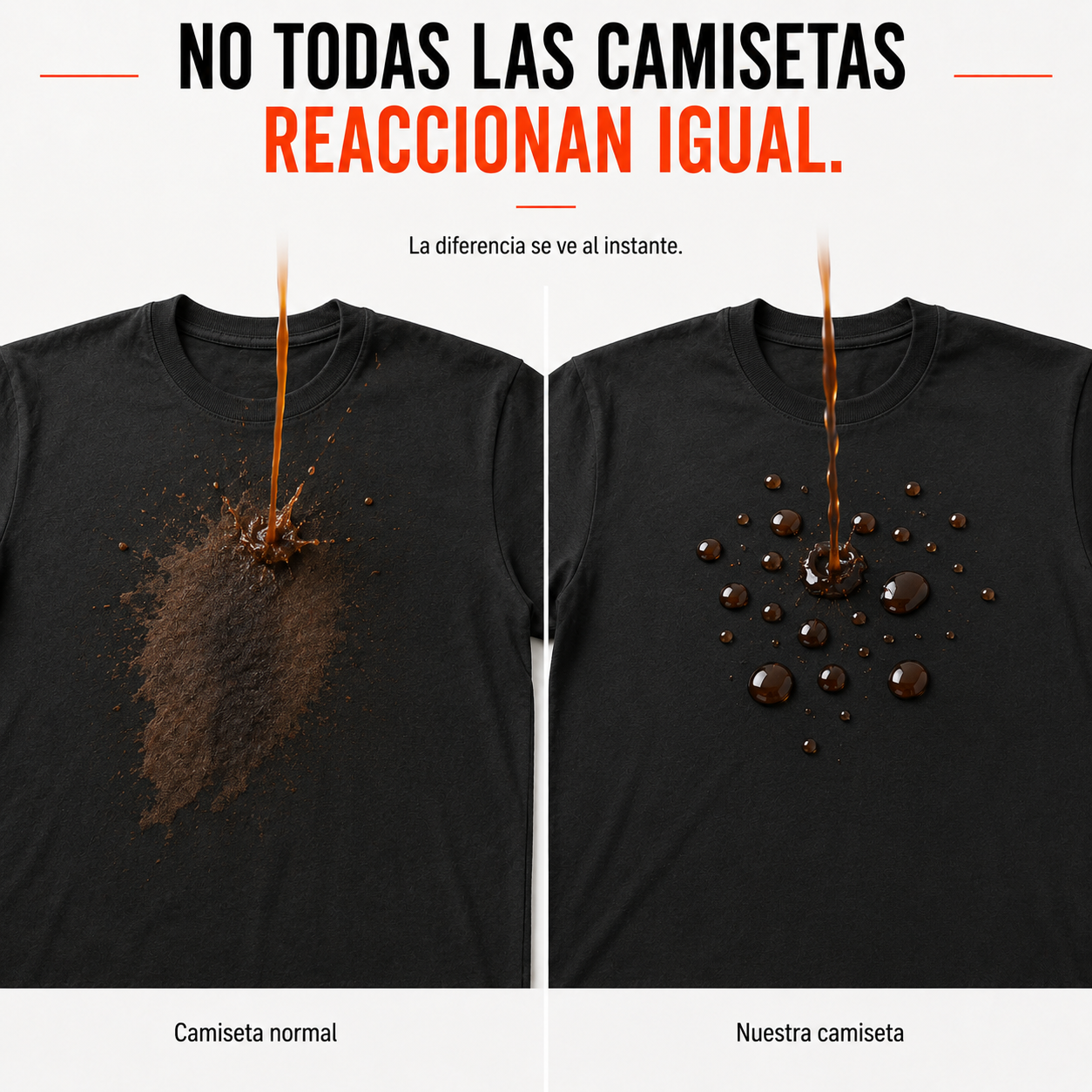 Manchacero™ — Camiseta Antimanchas