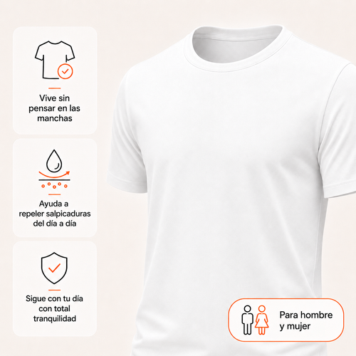 Manchacero™ — Camiseta Antimanchas